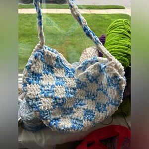 A handmade heart bag